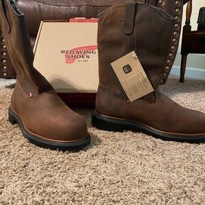 Men’s Steel toe Red Wind Boots